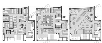 キュープラザ新宿三丁目／ビジネスエアポート新宿三丁目4Fの間取図