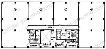 東陽MKビル8Fの間取図