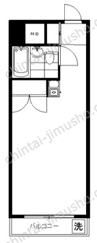 ラインビルド神楽坂4Fの間取図