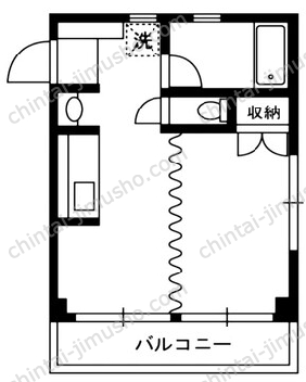 プエンテビル4Fの間取図