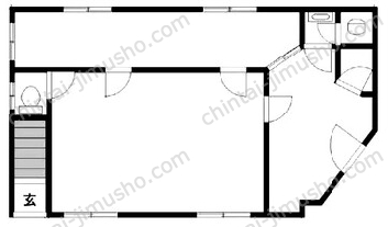 クラウド亀有1Fの間取図