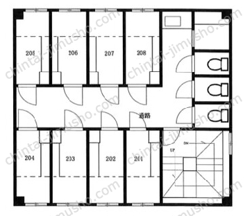 第五古川ビル2Fの間取図
