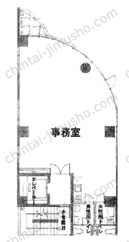 イクソン日本橋ビル6Fの間取図