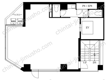 VORT新橋二丁目15Fの間取図