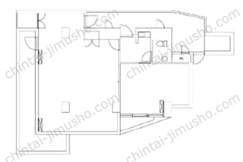 井上ビル12号館6Fの間取図