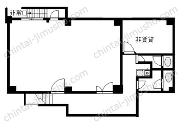 石井ビルB1Fの間取図