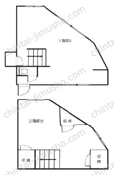 東立石3丁目店舗一棟貸の間取図