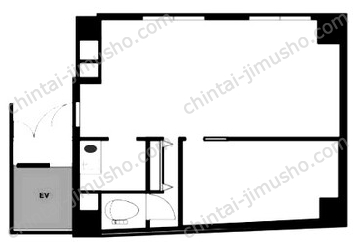 名倉堂ビル1Fの間取図