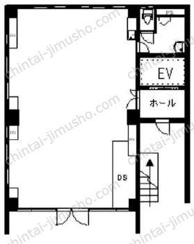 ダイゴビル1Fの間取図