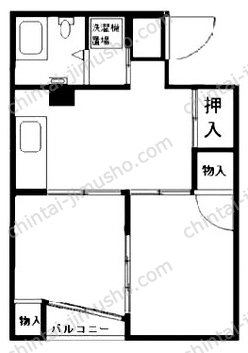 コンフォート竜泉クボタ5Fの間取図
