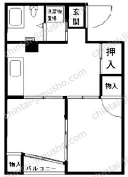 コンフォート竜泉クボタ4Fの間取図