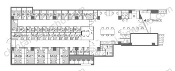 クレール東郷坂/MID POINT市ヶ谷1Fの間取図