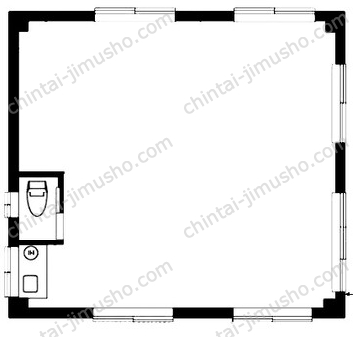 横田ビル1Fの間取図