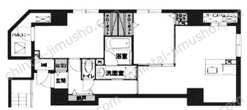 Skywood錦糸町5Fの間取図