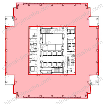 KDX横浜みなとみらいタワー15Fの間取図
