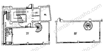 東都赤坂ビル一括貸の間取図