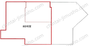 新橋駅前ビル1号館/THE POINT 新橋8Fの間取図