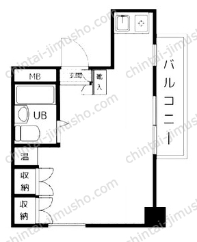 グレースヒルズ5Fの間取図