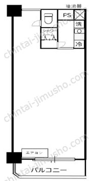 カーサ第二新宿3Fの間取図