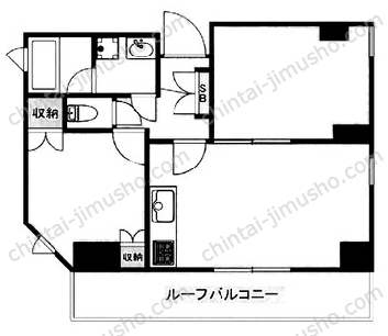 ミヤタビル3Fの間取図