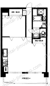南青ハイツ2Fの間取図