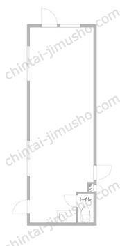 ヴィレッジⅡ1Fの間取図
