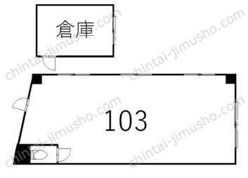 大谷ビル1Fの間取図