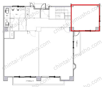 虎ノ門40MTビル別館3Fの間取図
