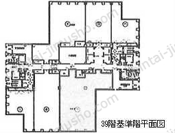 聖路加タワー39Fの間取図