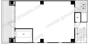 A*G門前仲町8Fの間取図