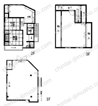 四つ木貸ビル一棟貸の間取図