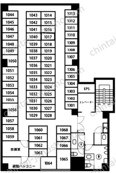 イーグル浜松町ビル／天翔オフィス浜松町大門10Fの間取図