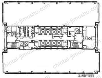 紀尾井町ビル17Fの間取図