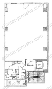 つり人社ビル3Fの間取図