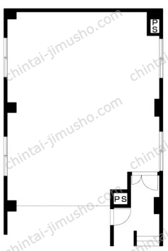 タカヨビル3Fの間取図