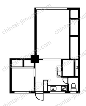 弁三ビル4Fの間取図