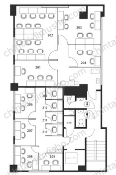 天翔代々木ビル／天翔オフィス代々木2Fの間取図