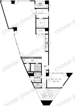 Barbizon224階の間取図