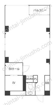 ダイムラービル2Fの間取図