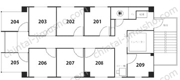 天翔オフィス新橋5丁目2Fの間取図