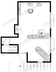 鈴木貸店舗2Fの間取図