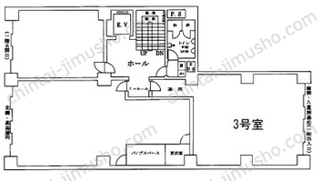 ニュー八重洲ビル8Fの間取図