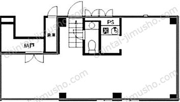 ロイクラトン左門町1Fの間取図
