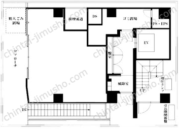 VORT新橋二丁目1Fの間取図
