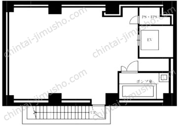 VORT新橋二丁目B1Fの間取図