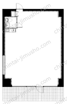 オーロラ三田1Fの間取図
