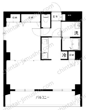 New River Shinjuku6Fの間取図