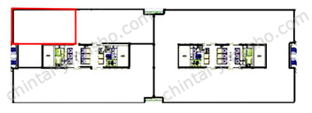 芝パークビル8Fの間取図
