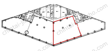 西新宿プライムスクエア／西新宿木村屋ビルディング13Fの間取図