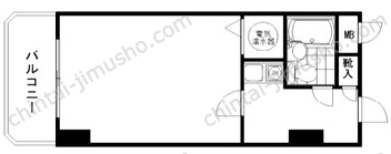 飯倉ヒルズ6Fの間取図